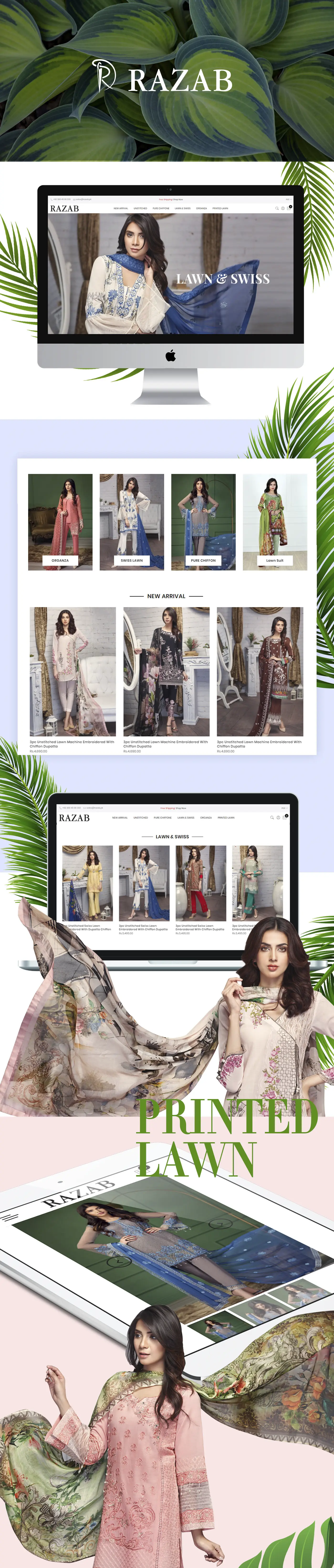 Razab-fashion-clothing-brand-shopify-store-development