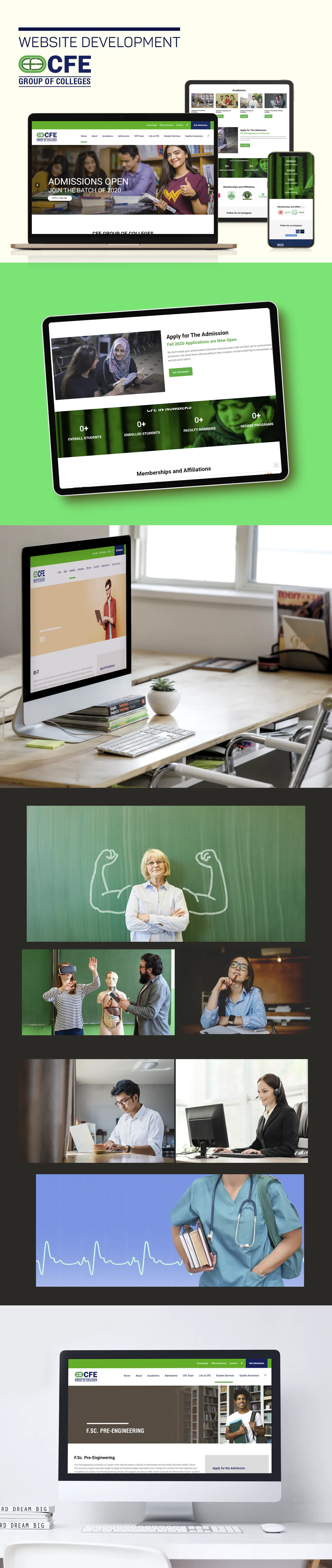 cfe-college-website development