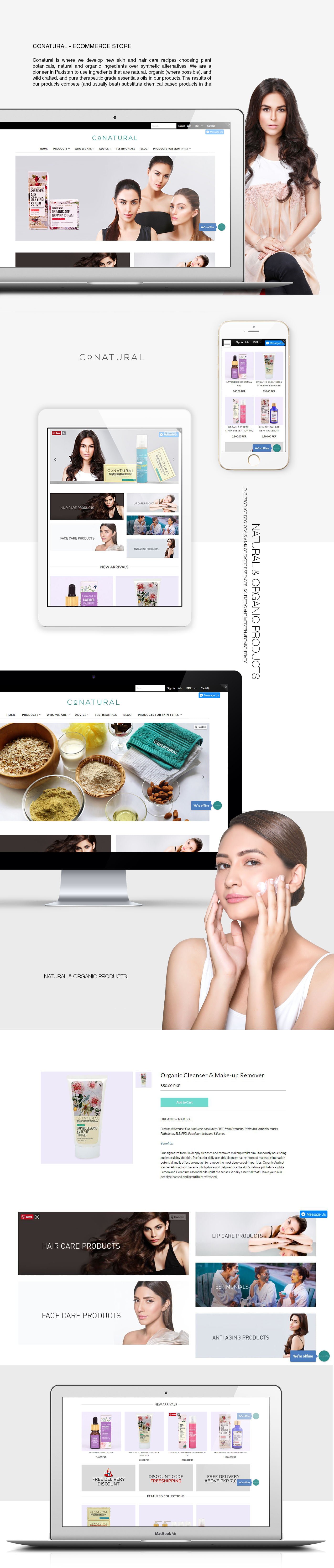 conatural shopify store development